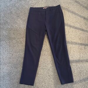 Halston Heritage Blue Navy Trousers pants capri size 4